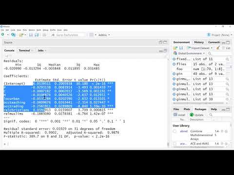 9g Regression Diagnostics in R – Handling Heteroscedasticity model transformation, log level, loglog