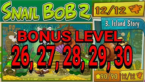 Snail Bob 2 - Island Story - Bonus Puzzle Level 26-30