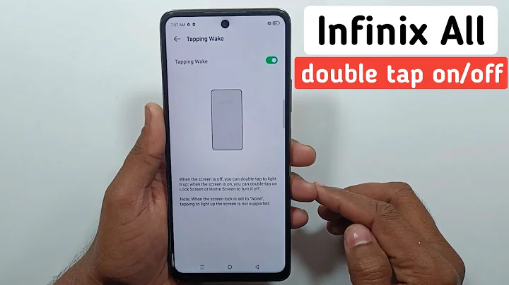 infinix note 30 double tap turn on off screen | Double Tap Screen On Off In Infinix 2025