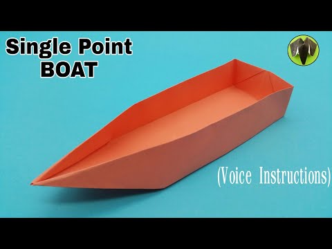 origami floating boat instructions origami paper single point floating boat doovi origami floating boat instructions origami paper single point floating boat doovi