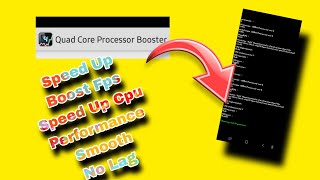 Boost Fps! | Speed Up Device | Speed Up Cpu Performance!! | No Lag + Smooth | Best Application😬🤯!! screenshot 2