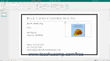 Publisher 2019 & 365 Tutorial Moving, Resizing, and Rotating Objects Microsoft Training