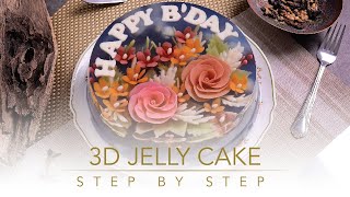 How to Make 3D Jelly Cake Step by Step screenshot 5