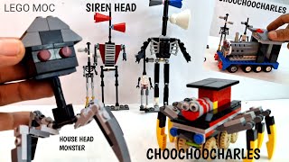 how to build Lego HOUSE HEAD MONSTER Siren Head  choochoocharles thomas and friend (tutorial) by LEGOKU 3,123 views 3 weeks ago 5 minutes, 1 second