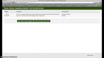 Uploading Evidence and Artifacts to Teachscape