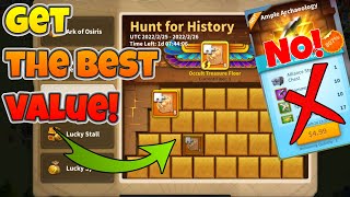 BEFORE YOU PLAY HUNT FOR HISTORY! Rise of Kingdoms Hunt For History Guide! RoK F2P Hunt For History! screenshot 5