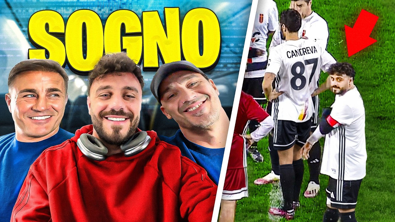 🥹 UN SOGNO…HO GIOCATO con LEGGENDE DEL CALCIO! ⚽️