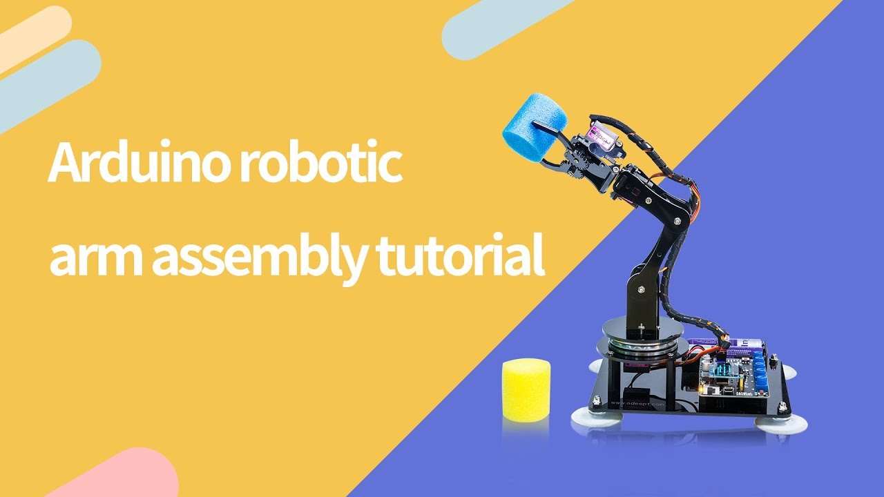 Adeept Arduino robotic arm tutorial - YouTube