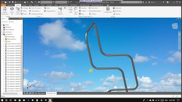 Chair Frame Design In inventor Weldment