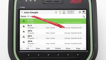 Leica GS07 – 08: Creating local coordinates