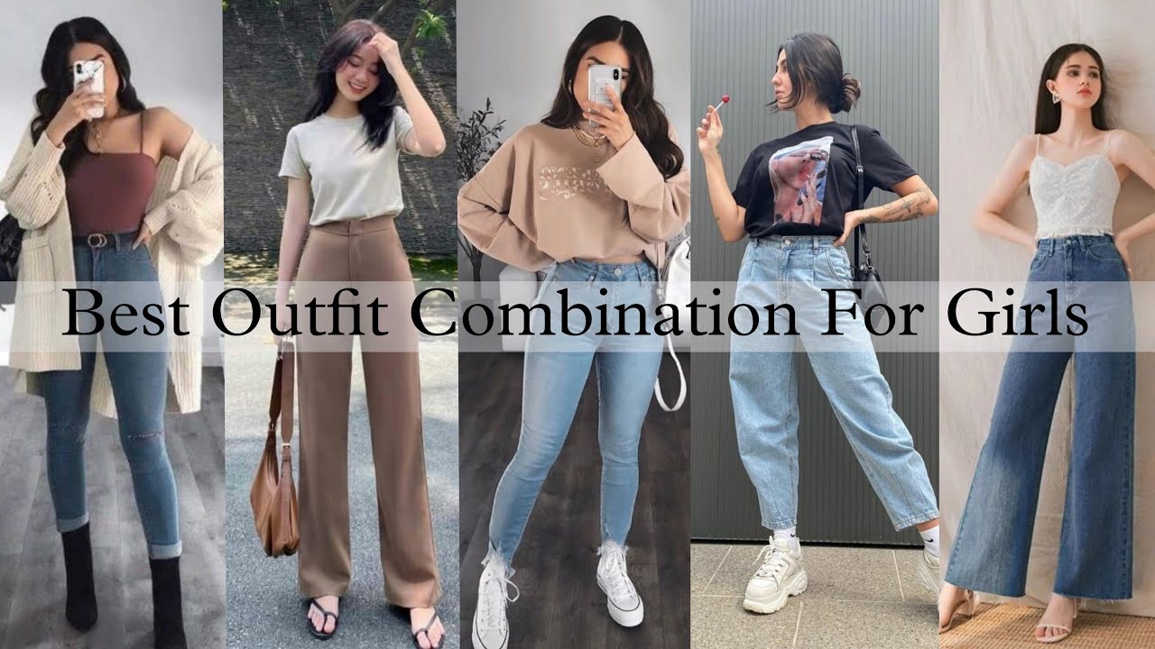 Best Outfit combination for Girls/ Women 2023 #trendyworld - YouTube