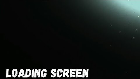 The last of us part 2 - Loading screen