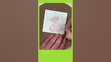 It’s Festive Friday - Create this ZIA tile using the Zentangle Method. #zentangle