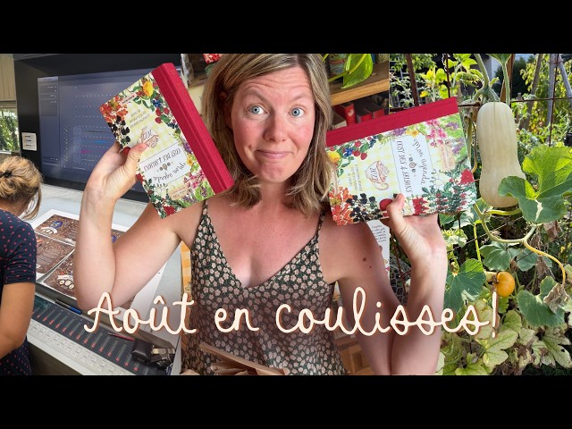 Vlog 90 : imprimeur, jardin, livres et projets en cours !