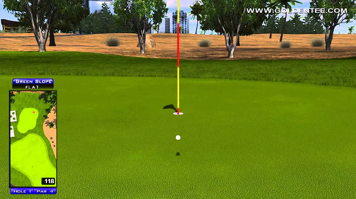 Golden Tee Great Shot on Desert Valley!