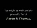 Aaron r thomas wwwaaronrthomascom