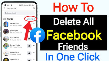How To Delete All Facebook Friends In One Click (2025) || Delete All Facebook friends At Once