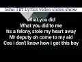 Simi - Tiff Lyrics video slides