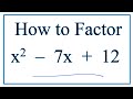 Factoring and Solving Equations