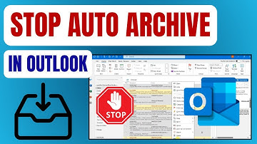 How To Disable Auto Archive In Outlook #outlook #outlooktips #outlookbusiness