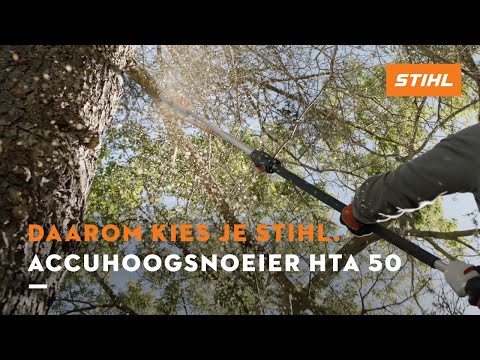 Wat zijn de voordelen van de lichte accuhoogsnoeier STIHL HTA 50?