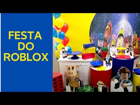 ROBLOX- LINDAS IDEIAS DECORAÇÕES DE FESTA 