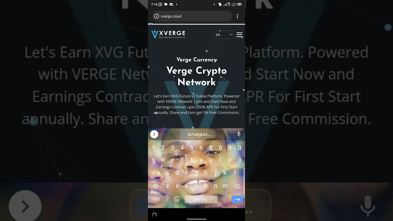 HOW TO COPY YOUR XVG WALLET ADDRESS PLUS HOW TO REGISTER AND HOW TO COPY YOUR REFERRAL LINK FROM XVG