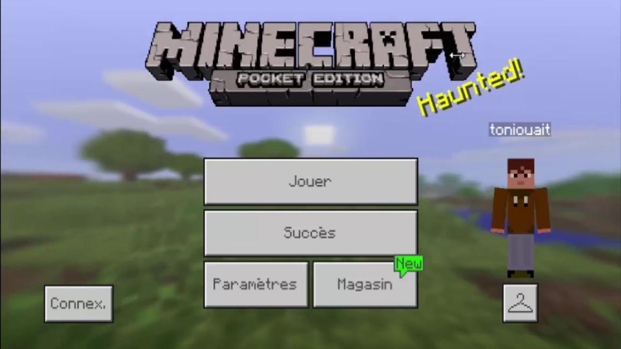 Comment jouer a minecraft (windows 10-android) - YouTube