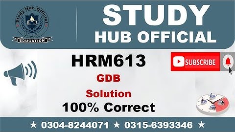 HRM613 GDB Solution Fall 2023, HRM613 GDB Solution Fall 2022, HRM613 GDB Solution, HRM13 GDB
