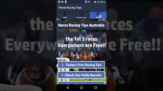 Horse Racing Tips Australia   App Walkthrough screenshot 1