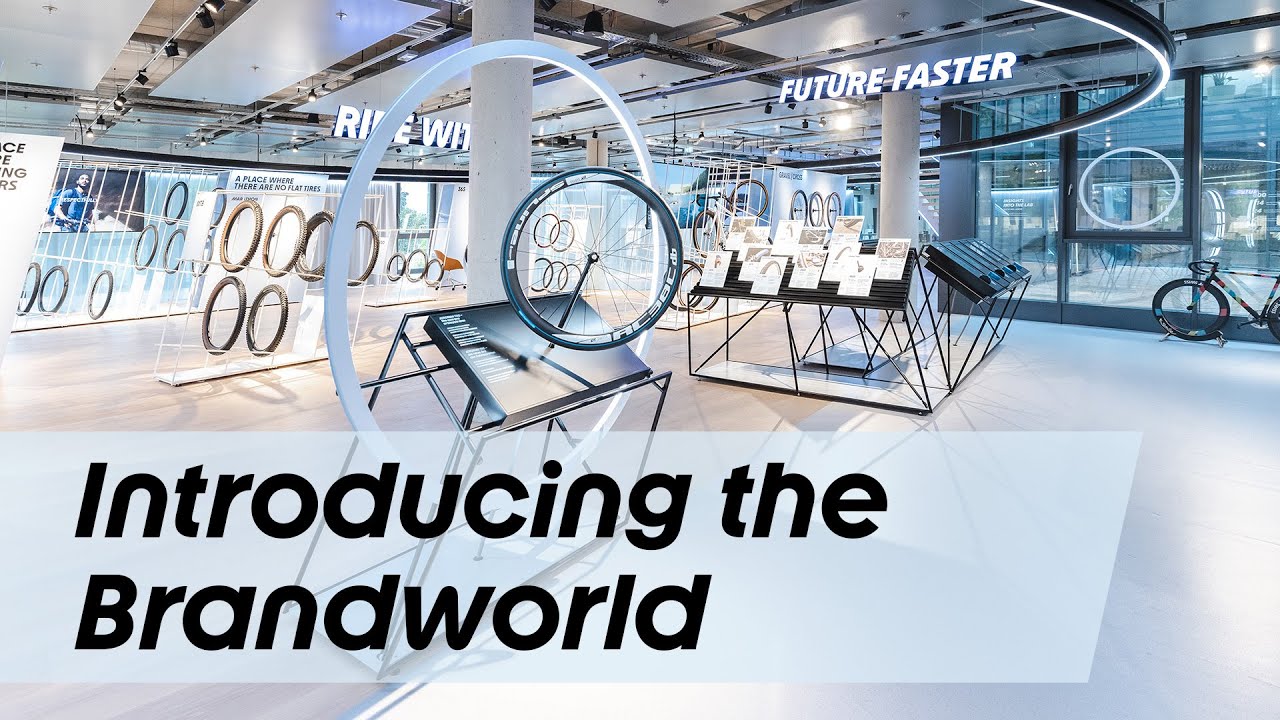 This is the Schwalbe Brandworld - History, brand and lots of inside information in one exhibition