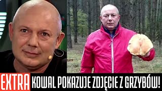 KOWAL POKAZUJE ZDJĘCIE Z GRZYBÓW W HEJT PARKU