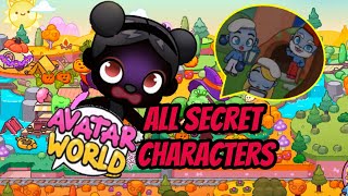 All Secret Characters in Avatar World 😱😮.