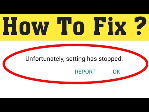 How to fix unfortunately settings has stopped working in android 2020 hqdefault