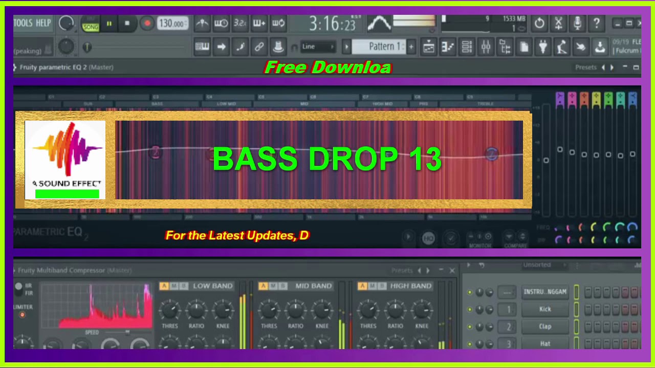 free sound effect BASS DROP TYPE 13 YouTube