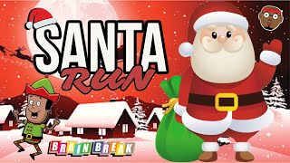 Santa Claus Run- A Fun Christmas Brain Break and Sing-a-long for Kids | PhonicsMan Fitness screenshot 5