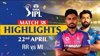 RR Vs MI Match Review |  (Trending Video)