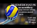 Караганда - Алтай-2.Волейбол|Национальная лига|Женщины|Плей-офф|Павлодар