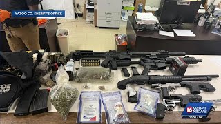 Three arrested after Yazoo County deputies recover drugs, stolen guns during investigation