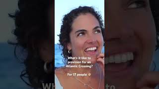 What’s it like to provision for an Atlantic Ocean crossing? For 17 people 🥳😁🌱 #local #organic