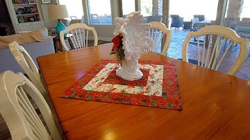 Sew This in an Afternoon! | Quick DIY Table Topper for Beginners | The Sewing Room Channel