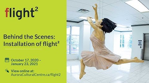 Art Bytes | Behind The Scenes - The installation of flight²