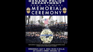 2022 Oxnard Police Department Memorial