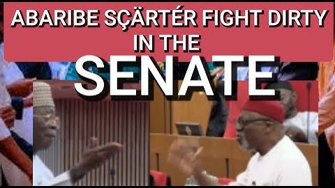 BILL TO SÄÇK TINUBU IS PASSED, SENATE SÇÄRTÉR AS ABARIBE FIGHT DĪRTY TO SÄÇK HIM SUPPORT THE MOTION