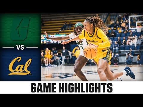 Charlotte vs Cal Game Highlights | 2025-26 ACC Women's Basketball