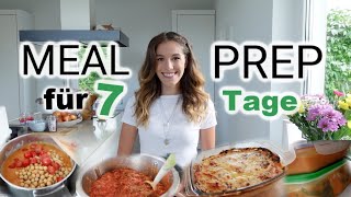 GESUND & GÜNSTIG | So kommst du mit einem Gericht 1 GANZE WOCHE aus | Fitness Rezept inkl. Meal Prep