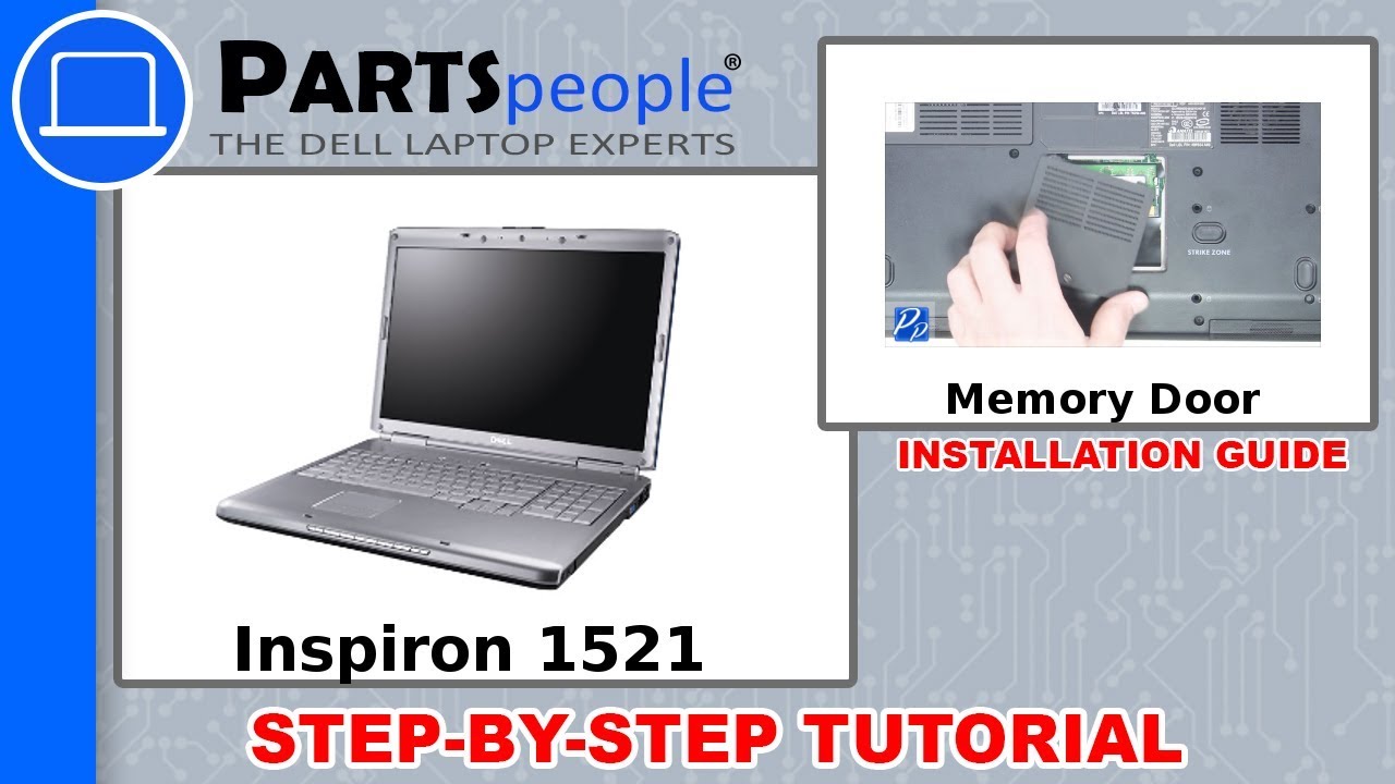 Dell Inspiron 1521 (PP22L) Memory Door Replacement Video Tutorial