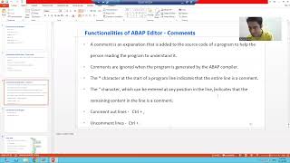 3 - ABAP Programming - ABAP Editor Part3