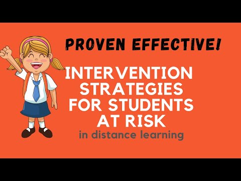 INTERVENTION STRATEGIES FOR STUDENTS AT RISK| PROVEN EFFECTIVE