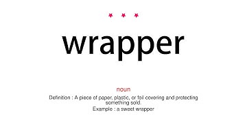 How to pronounce wrapper - Vocab Today